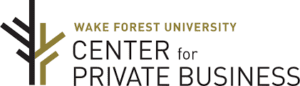 wfu center for private business logo